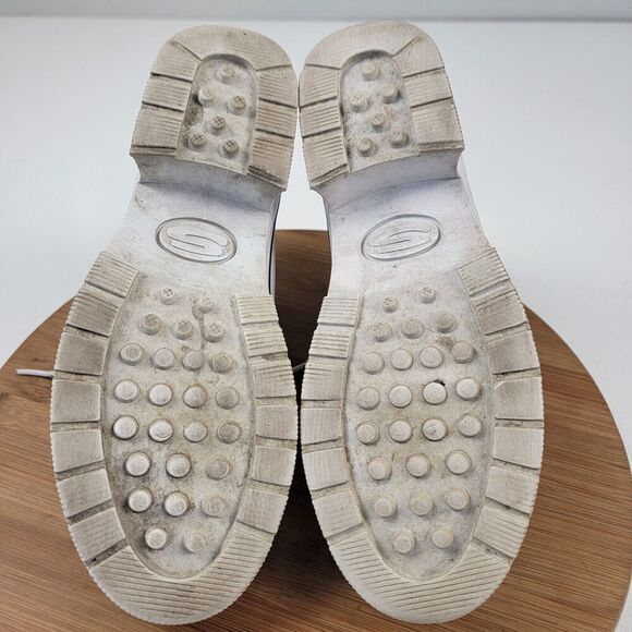 Vtg Skechers 90s Y2K Platform Chunky Heel Booties Women’s Jammers Shoes Sz 7 - Picture 12 of 16